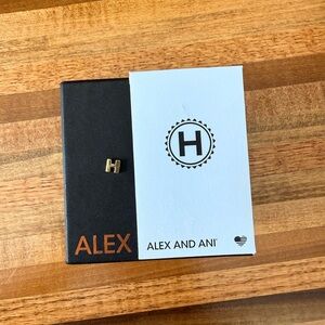 Alex and Ani Gold Initial 'H' Sliding Charm